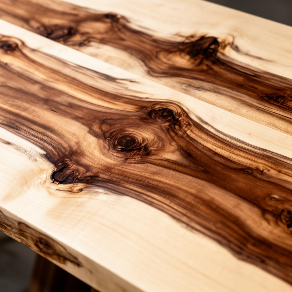 Rustic Hickory cabinet wood, The hardest domestic hardwood — with knots, color swings, and farmhouse soul.